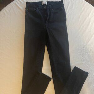 Acne Studios Women's 26/32 Pin Black Jeans- Like New!